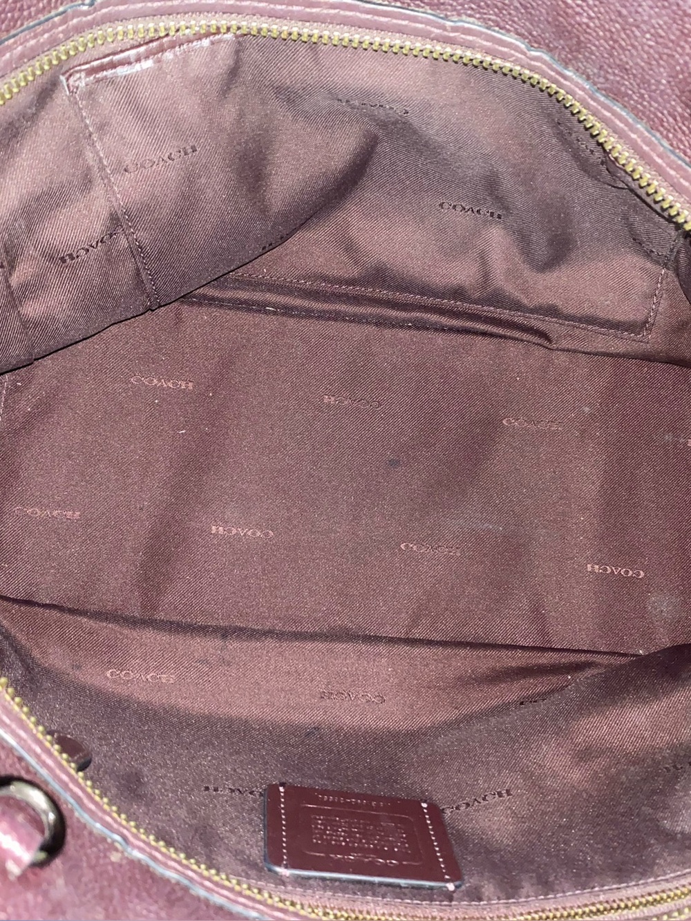 Authentic Coach Dreamer Satchel in Oxblood Burgundy Luxury - Picture 11 of 16